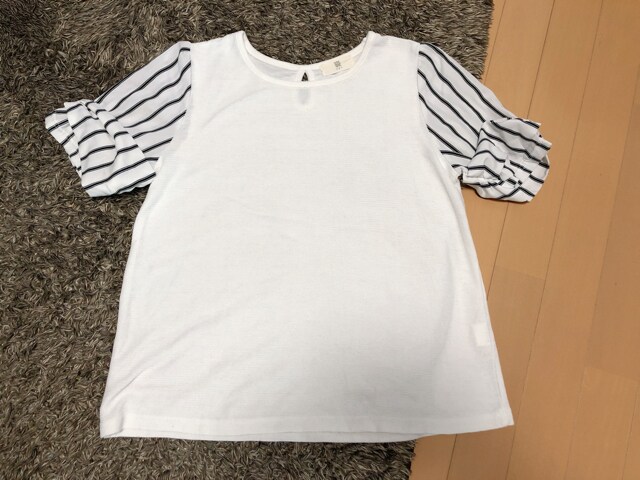 袖切り替えトップス M 新品 中古のオークション モバオク