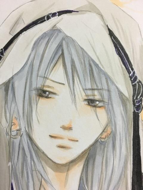 自作イラスト オリジナル ターバンの男銀髪 新品 中古のオークション モバオク